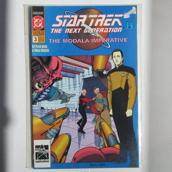 3 Star Trek the Next Generation, comic books, Issues 2, 3, 4, Vintage , DC - Picture 4 of 10